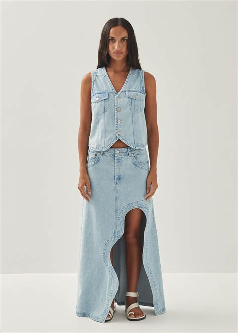 Light Blue Jean Skirt