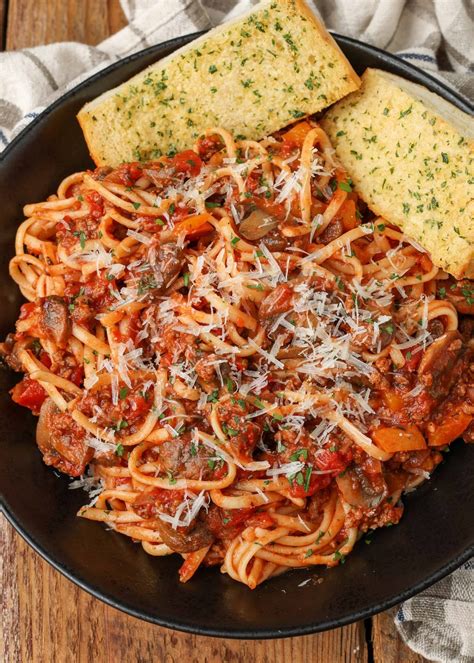 Mushroom Spaghetti Sauce - Vegetable Recipes