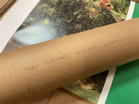 Lot 242 - Group of 1980s Unipart calendars by Patrick