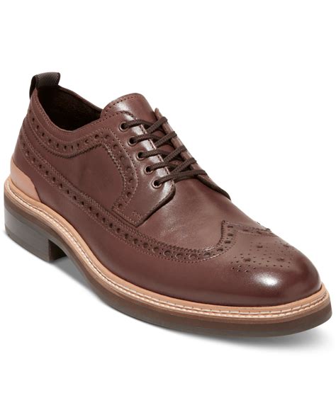 Cole Haan Men's Grand Longwing Oxford Dress Shoe Men's Shoes In Dark ...