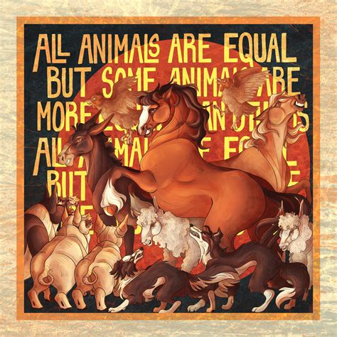 Michayla Grbich "Animal Farm - All Animals Are Equal" Print – Gallery1988