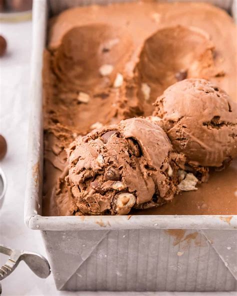 Malted Chocolate Ice Cream - The Chunky Chef
