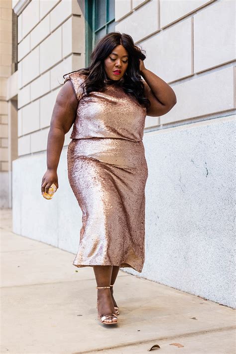 Plus Size Sequin Season with JCPenney | Musings of a Curvy Lady
