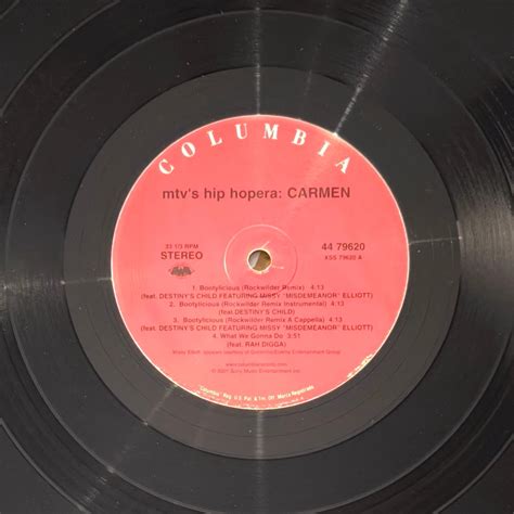 Disque Vinyle Maxi 33 tours Occasion - MTV'S HIP HOPERA : CARMEN – digg ...