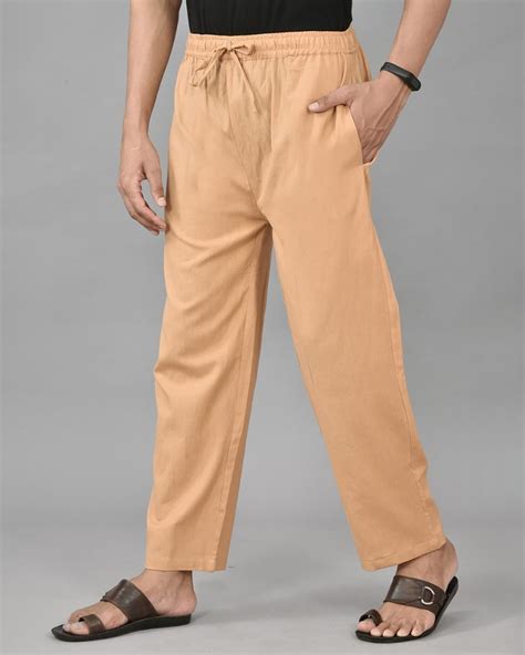 Buy Men's Beige Casual Pants Online at Bewakoof