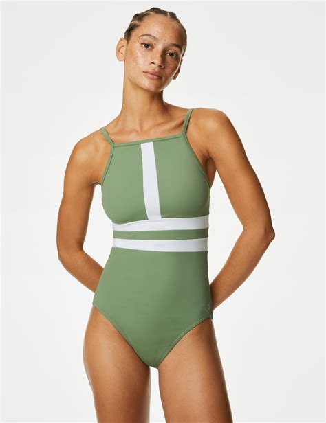 Women’s High-Neck Swimsuits | M&S