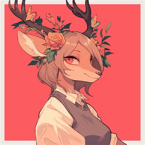 femboy furry deer --niji 6 | furry.ai