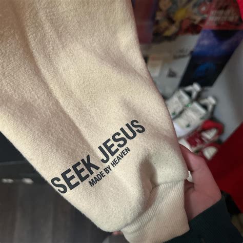 Seek Jesus /Made By Heaven Hoodie -Size medium -worn... - Depop
