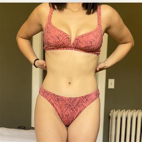 Shade & Shore Women's Pink and Purple Bikinis-and-tankini-sets | Depop