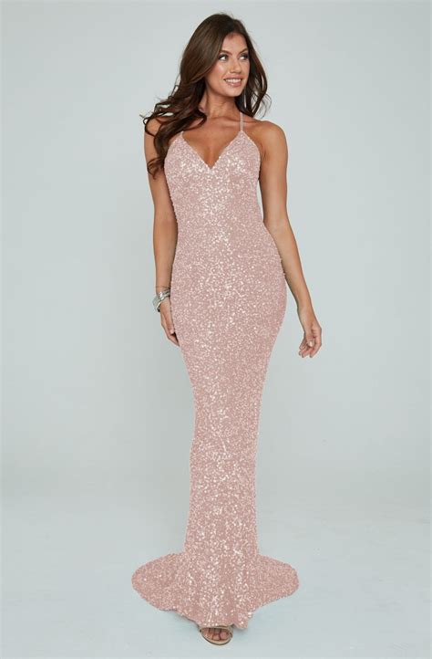 Fitted Floor Length Sequin Dress. 724L - Catherines of Partick