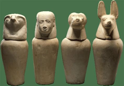 Aafenmut Canopic Jars, Ancient Egypt | Obelisk Art History