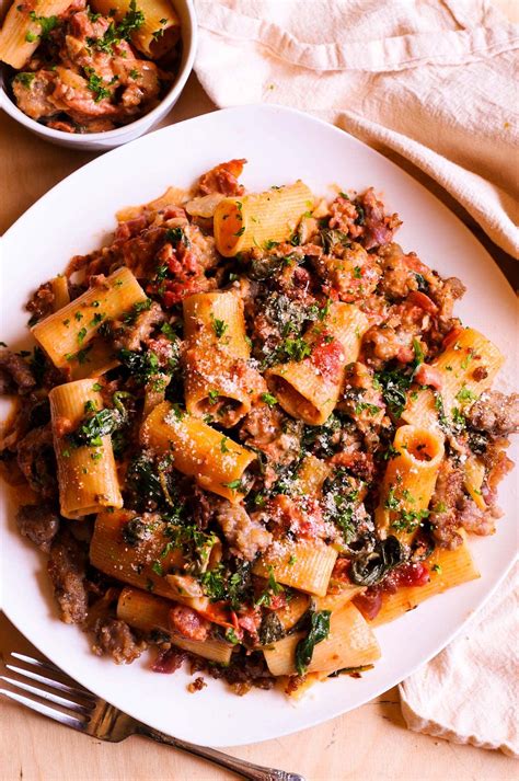 Italian Sausage and Spinach Pasta