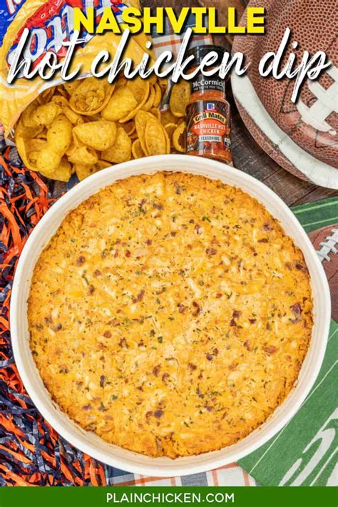 Nashville Hot Chicken Dip - Plain Chicken
