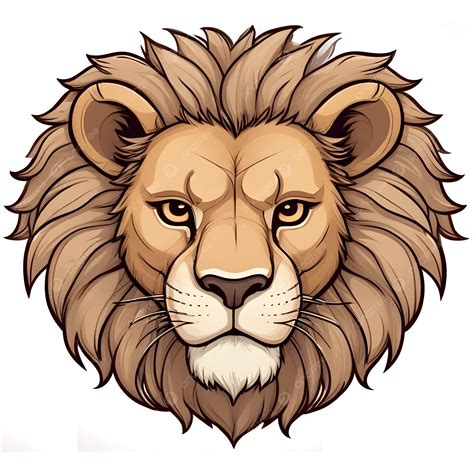 Cartoon Lion Face How To Draw A Lion Face Step By Step Easy
