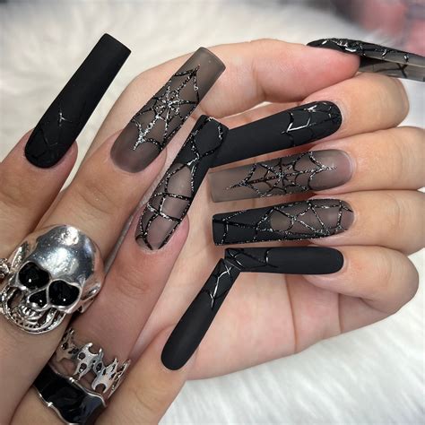 Stylish nail art designs that pretty from every angle sheer black ...