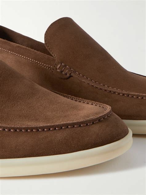 Loro Piana - Summer Walk Suede Loafers - Brown Loro Piana