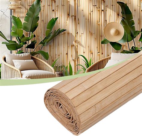 Amazon.com: Bamboo Wall Panels for Interior Wall Decor（6"H x 12"L ...
