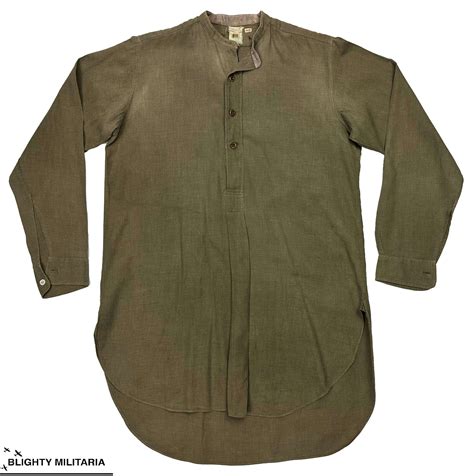 Original WW2 British Army Officers Brushed Cotton Shirt by 'Clydella ...
