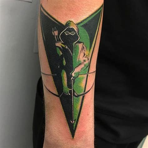 Green Arrow Tattoo Designs
