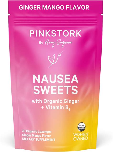 Amazon.com: Pink Stork Organic Mango Sweets with Vitamin B6 for Morning Sickness and Motion ...