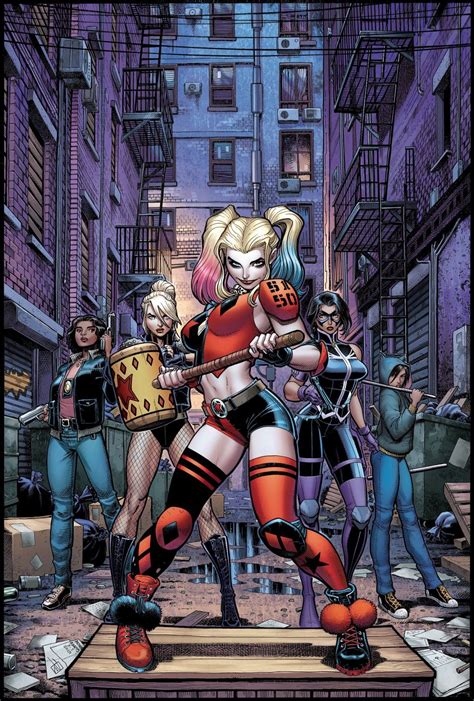 Harley Quinn and The Birds of Prey variant cover by Arthur Adams ...