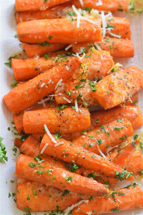 Roasted Carrots with Parmesan - Julia's Cuisine