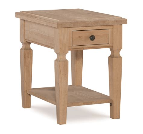 Solid Wood End Tables | Unfinished Furniture Outlet
