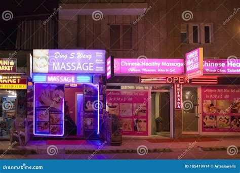 Chinese massage parlors editorial stock image. Image of destinations ...
