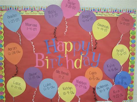 Birthday Bulletin Board Ideas Printable - Printable Word Searches