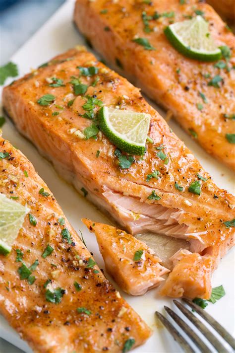 Baked Salmon With Brown Sugar And Lime | Cook & Hook