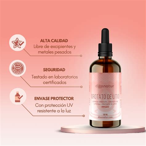 Orotato de litio: qué es y para qué sirve – Dioxnatur