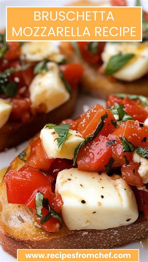 Bruschetta Mozzarella Recipe - Recipes From Chef
