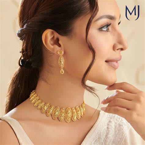 Light weight necklace design gold shop