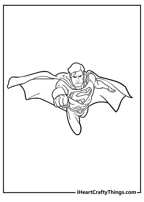 Free Superman Logo Coloring Pages