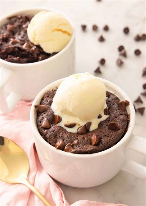 Chocolate Fudge Brownie Mug Cake Recipe | Deporecipe.co