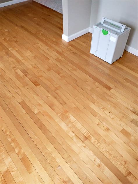 Maple Floor Restoration and Refinish in Traverse City