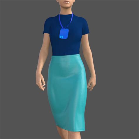 MS Helly R Office Outfit (G8F and G9) - Daz Content by MavisSky