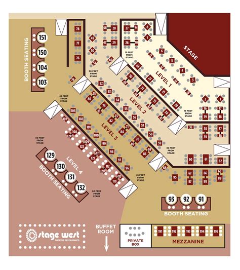 FLOOR PLAN - Stage West Theatre Restaurant Calgary