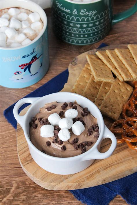 Hot Chocolate Dip • The Candid Cooks