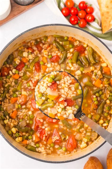 Vegetable Barley Soup - Recipes Simple