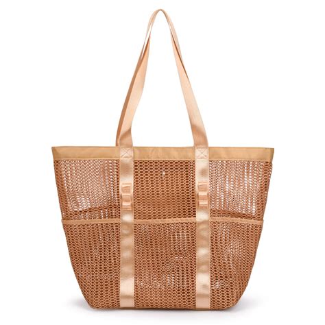 WLH定制 Beach Bag - Mesh Tote Bag for Women Waterproof Pool Bag for ...