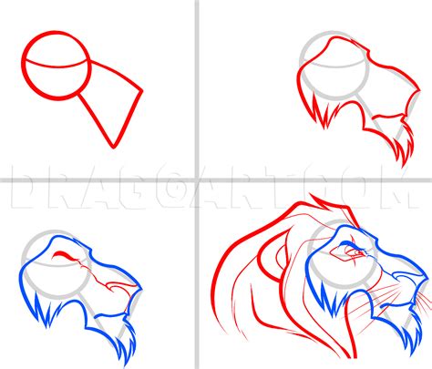 How To Draw Scar Easy, Drawing, Step by Step, by Dawn - DragoArt