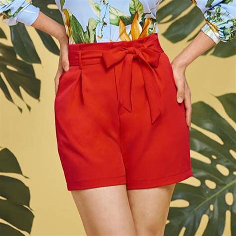 980-77 Cklass Short Dama Mujer a la Cintura con Laso Naranja Cklass 890 ...