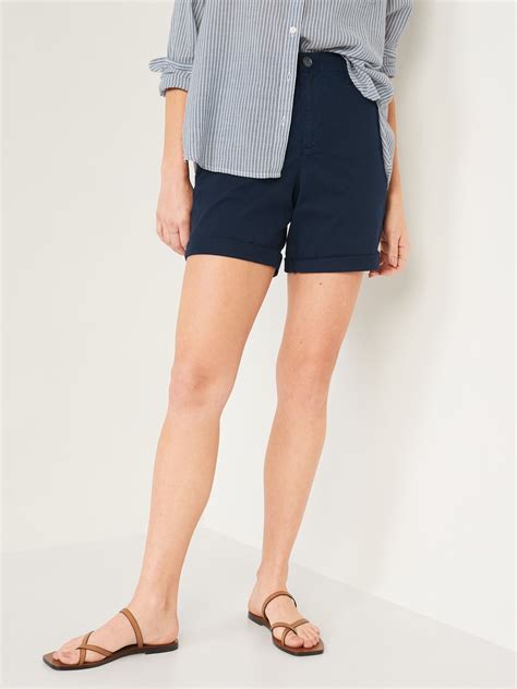 High-Waisted OGC Pull-On Chino Shorts -- 7-inch inseam | Old Navy ...