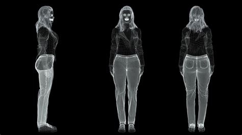 3D model jennifer lawrence Women naked and clothed full rigged VR / AR ...