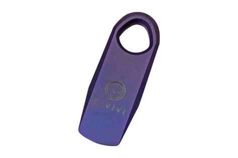 Civivi Ti-Bar C21030-2 Purple Titanium Pry bar Tool, Ostap Hel design ...