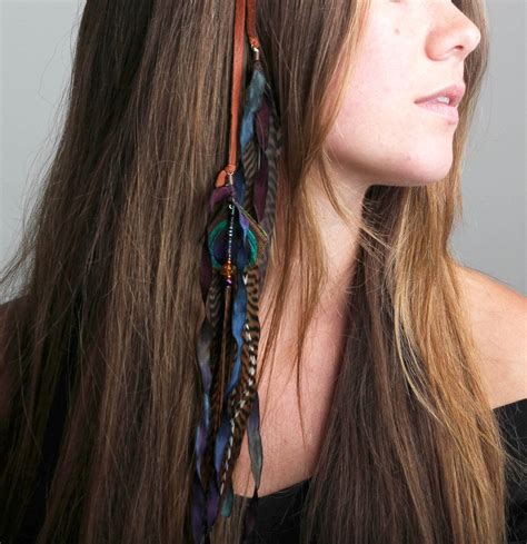 Unavailable Listing on Etsy | Feathered hairstyles, Hair wrap, Feather ...