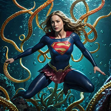 Supergirl tentacle peril by SuperheroFantasyMag on DeviantArt