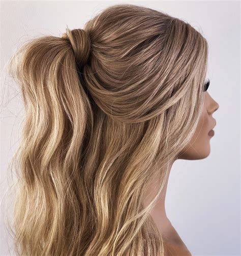 25 Half-Up Half-Down Ponytails That Show Why It's A Celebrity Go-To Style