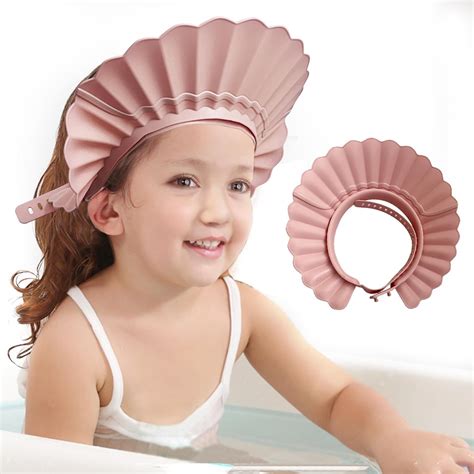 Amazon.com: KOMIDK Baby Shower Cap Shower Bathing Protection Hat Safe ...